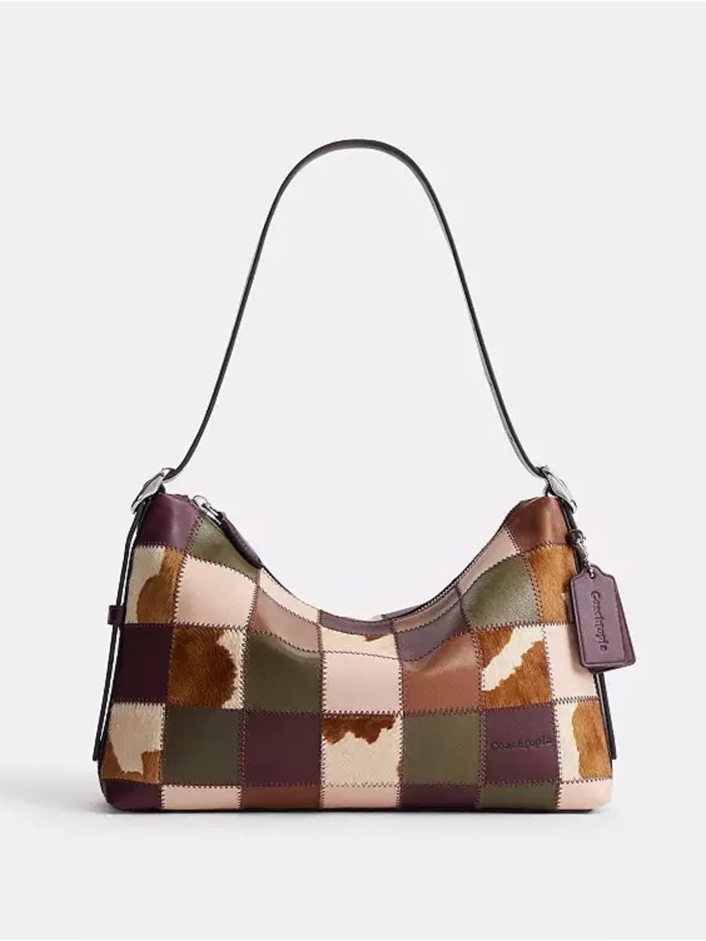 NWT Coachtopia Alter Ego Slouchy Shoulder Bag Merlot / Olive